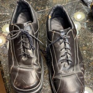 Cole Haan Black Leather Oxfords